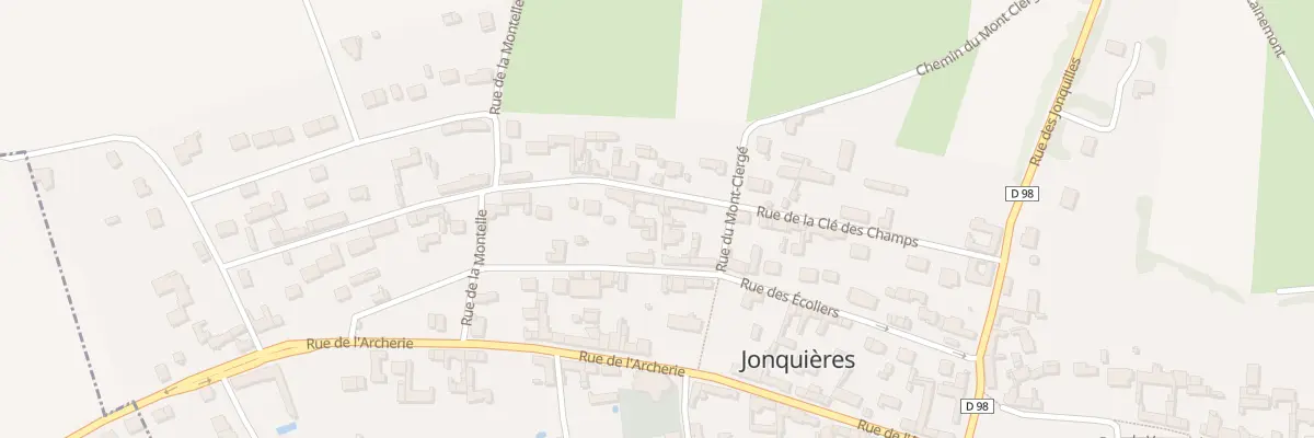 Plan du 25 Rue de la Clé des Champs à Jonquières