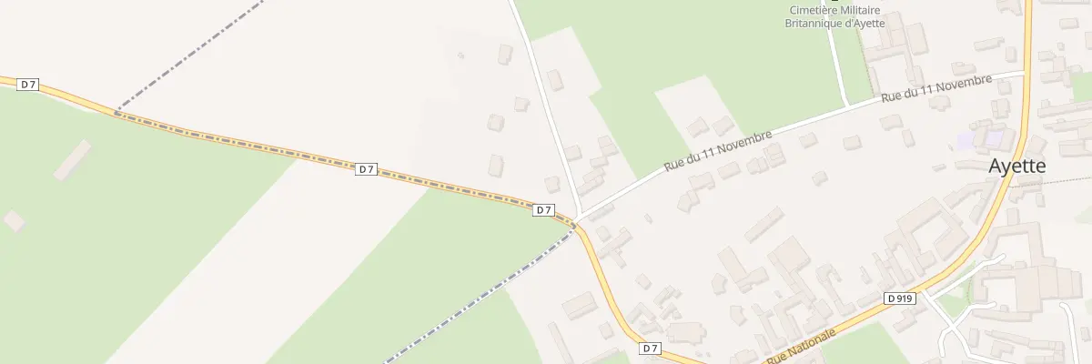 Plan du 3 Rue de l’Eglise à Ayette