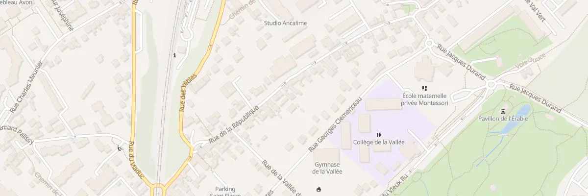 Plan du 50 Rue de la République à Avon