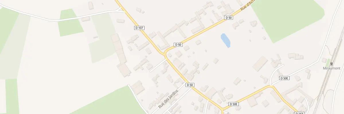 Plan du 20 Rue de Puisieux à Miraumont