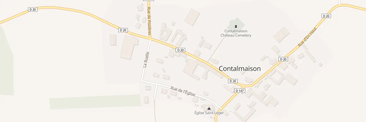 Plan du 5 Rue Vicaire à Contalmaison