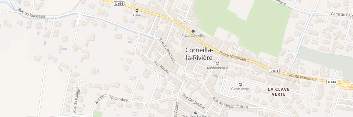 Plan du 14 Rue du Ruisseau à Corneilla-la-Rivière