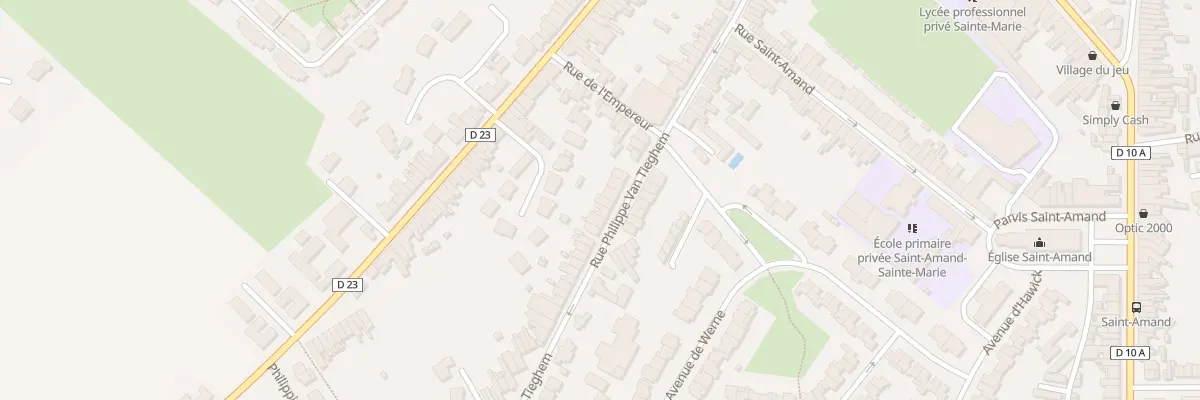 Plan du 98 Rue Philippe Van Tieghem à Bailleul