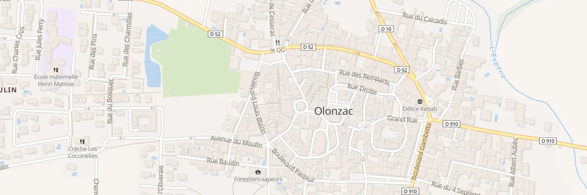 Plan du 4 Pl du Marché aux Herbes à Olonzac