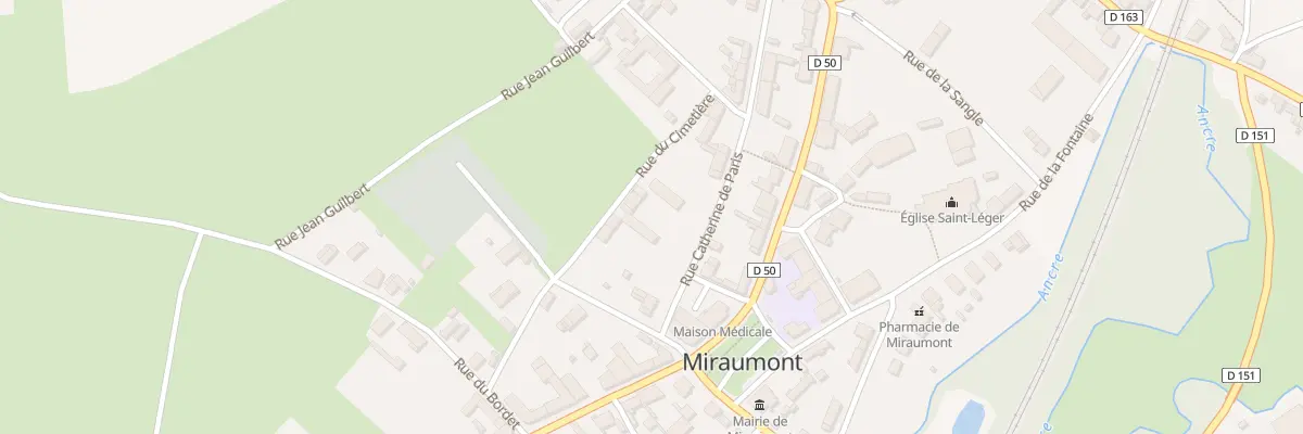Plan du 5 Rue Catherine de Paris à Miraumont