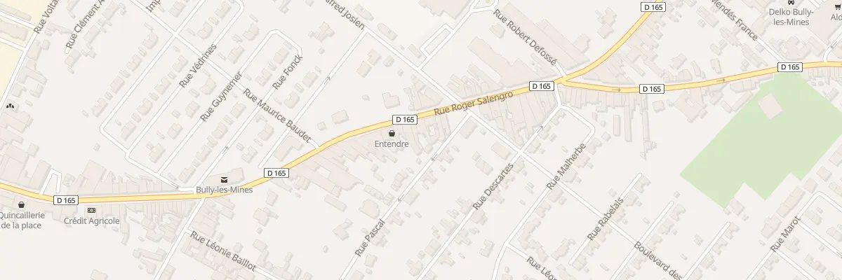 Plan du 86 Rue Roger Salengro à Bully-les-Mines