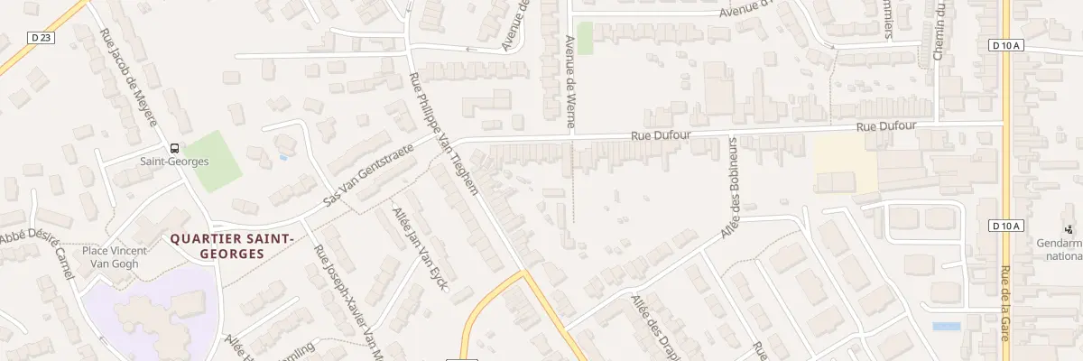Plan du 89 Rue Dufour à Bailleul