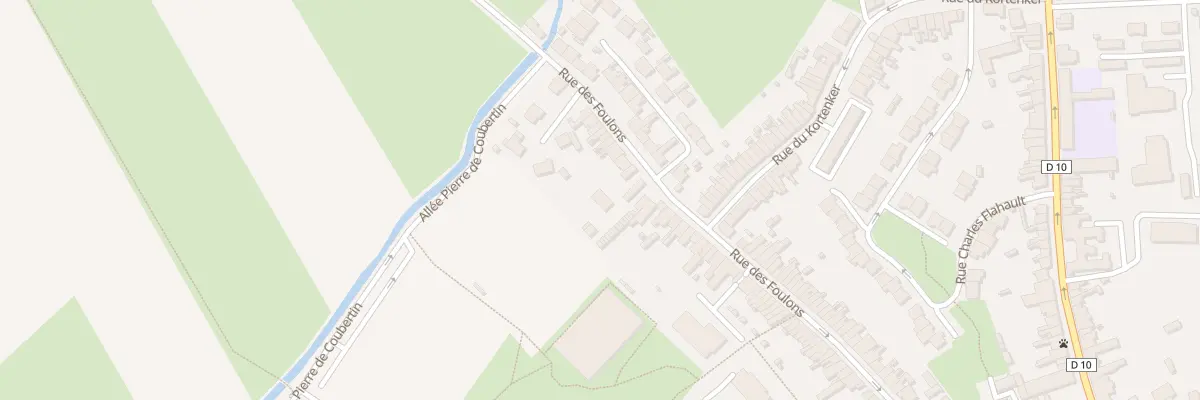 Plan du 119 Rue des Foulons à Bailleul