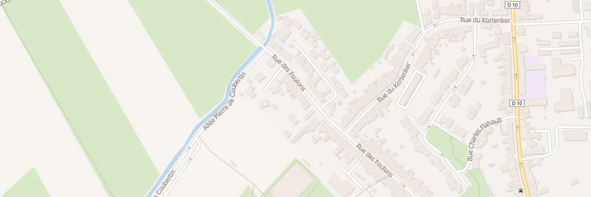 Plan du 127 Rue des Foulons à Bailleul