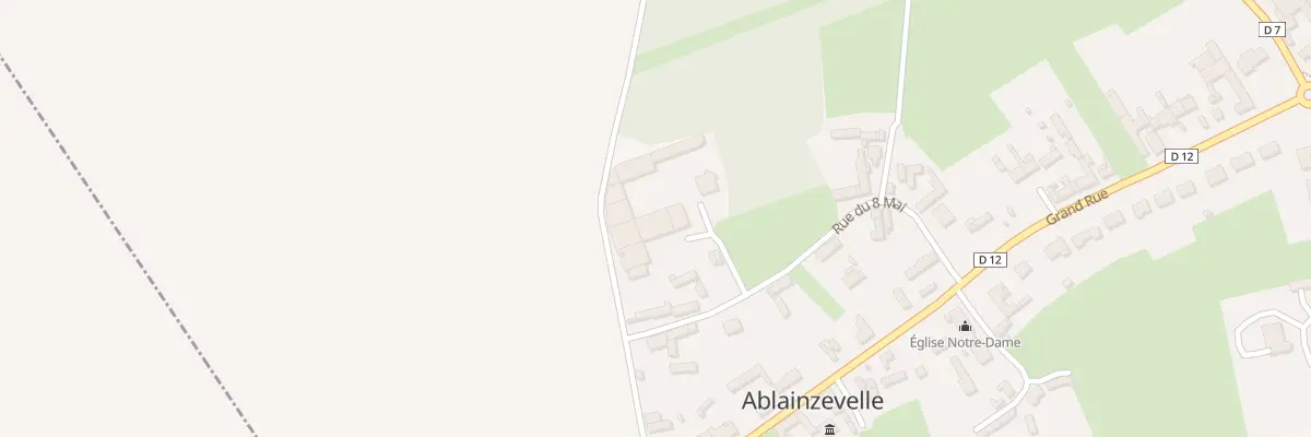 Plan du 9 Rue du Huit Mai à Ablainzevelle