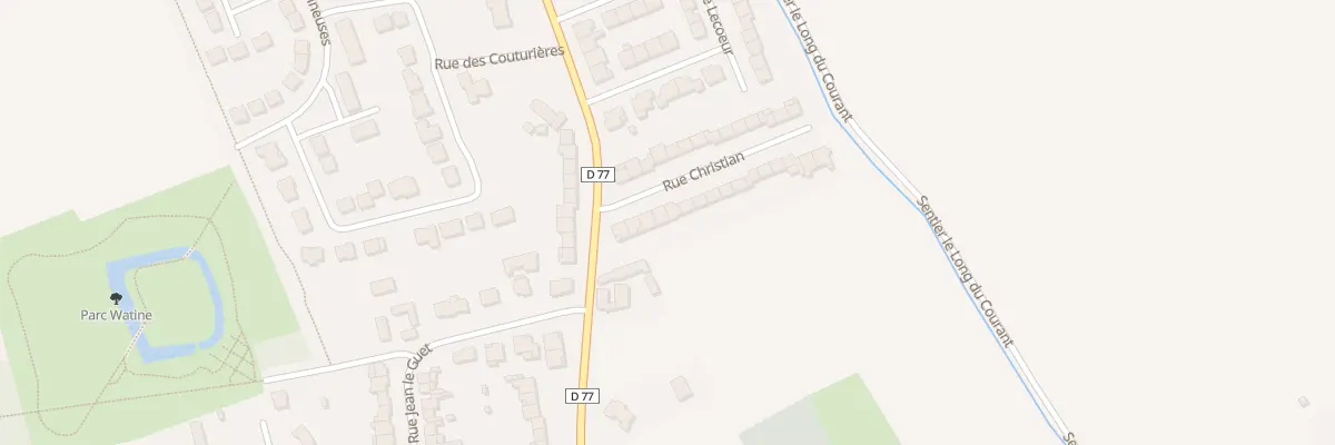 Plan du 8 Rue Christian à Estaires