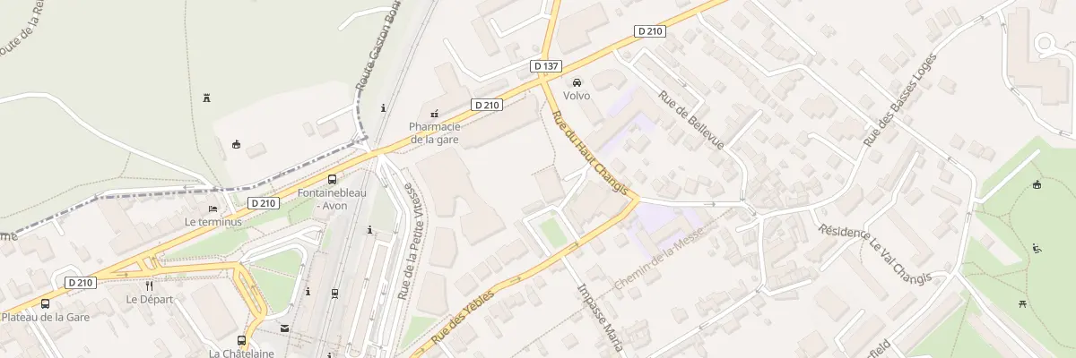 Plan du 2 Rue du Haut Changis à Avon