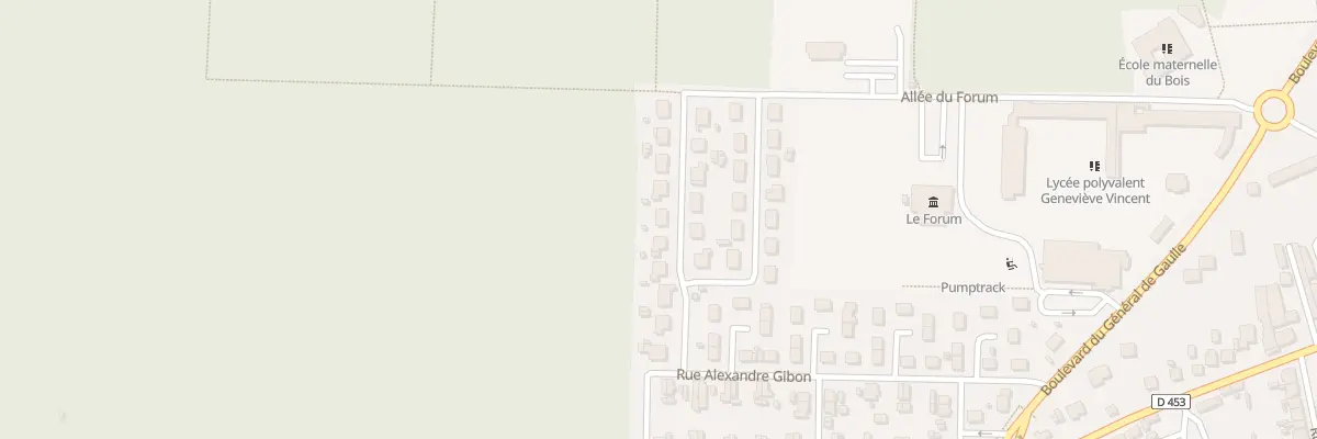 Plan du 6 Rue du Clos du Bois des Forges à Commentry