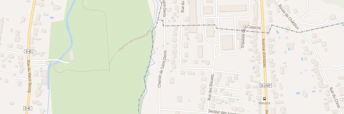 Plan du 803 Rue des Bleuets à Amilly