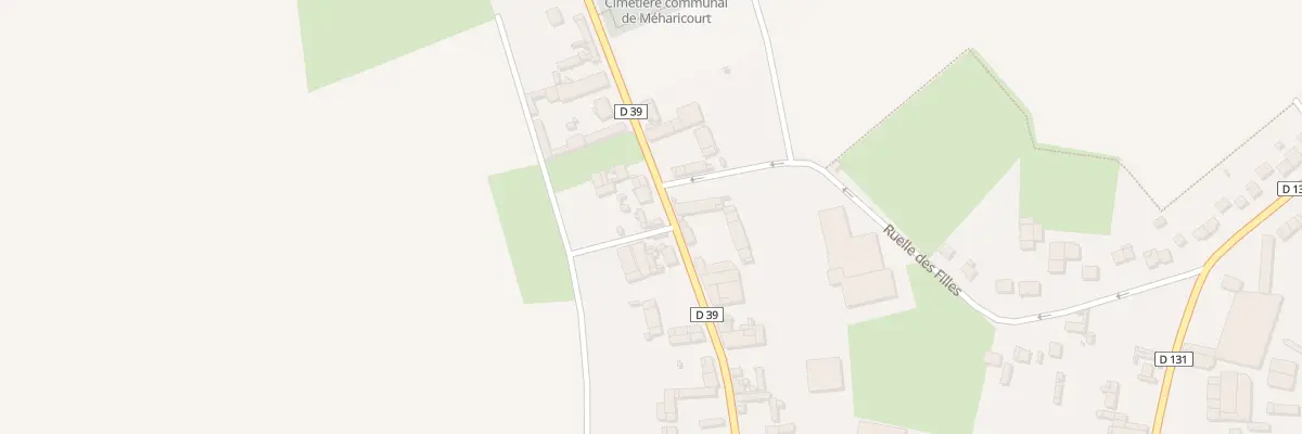 Plan du 39 Rue de Rosières à Méharicourt