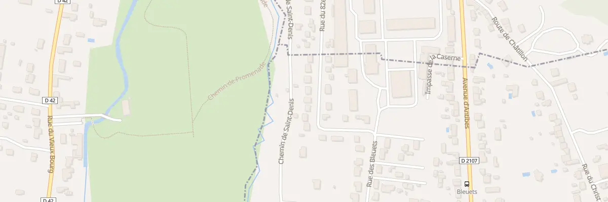 Plan du 817 Rue des Bleuets à Amilly