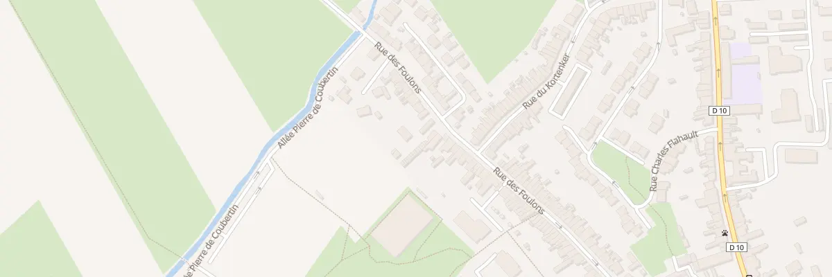 Plan du 117 Rue des Foulons à Bailleul