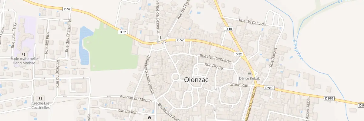 Plan du 8 Imp Victor Noir à Olonzac