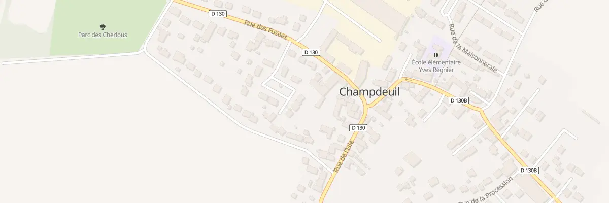 Plan du 6 Rue des Vergers à Champdeuil