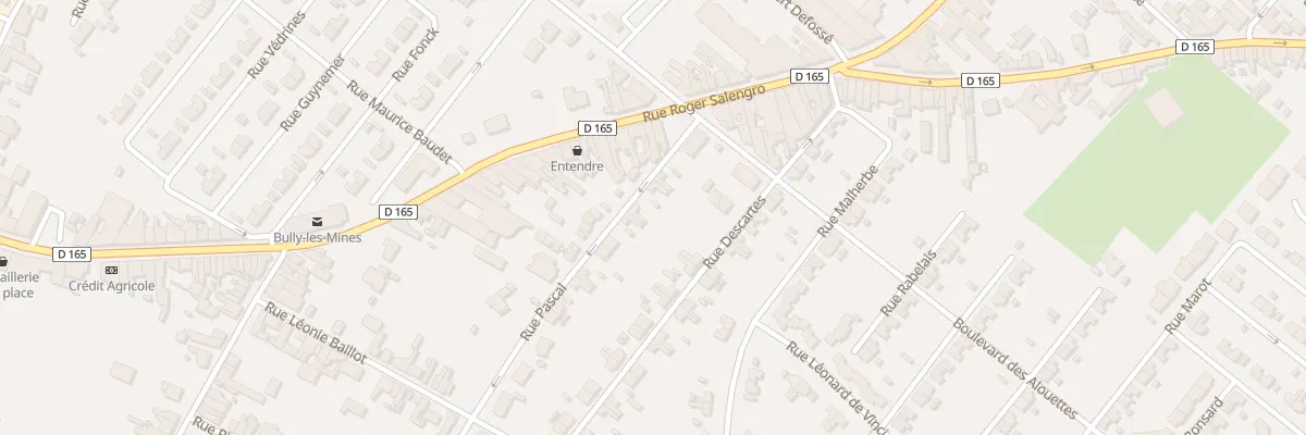 Plan du 16 Rue Pascal à Bully-les-Mines