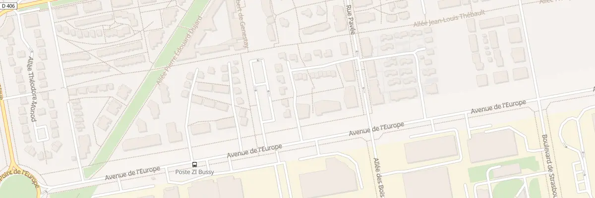 Plan du 10 Rue Pavee à Bussy-Saint-Georges
