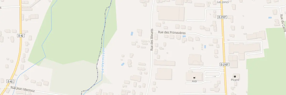 Plan du 207 Rue des Bleuets à Amilly