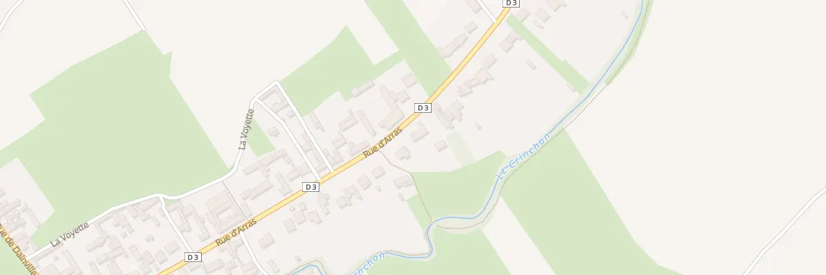 Plan du 34 Rue d’Arras à Wailly