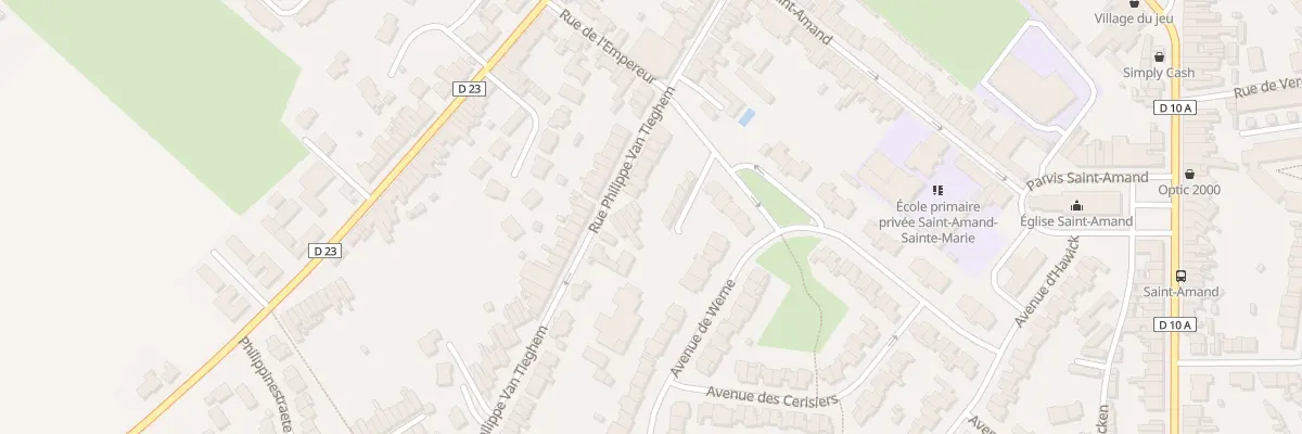 Plan du 89 Rue Philippe Van Tieghem à Bailleul
