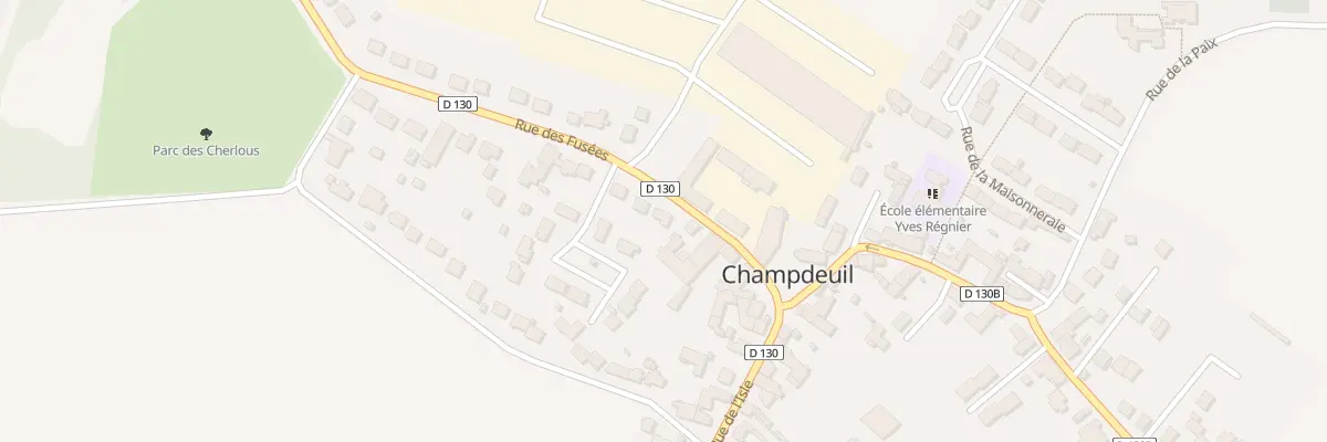 Plan du 8 Rue des Fusées à Champdeuil