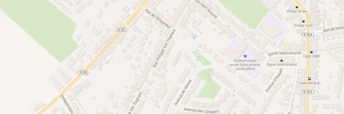 Plan du 85 Rue Philippe Van Tieghem à Bailleul