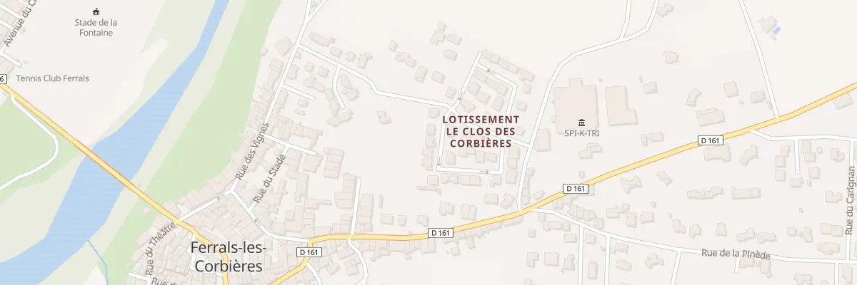 Plan du 23 Lot Le Clos des Corbieres à Ferrals-les-Corbières