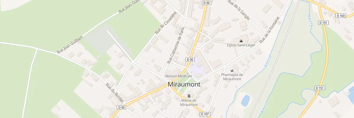 Plan du 4 Rue Catherine de Paris à Miraumont