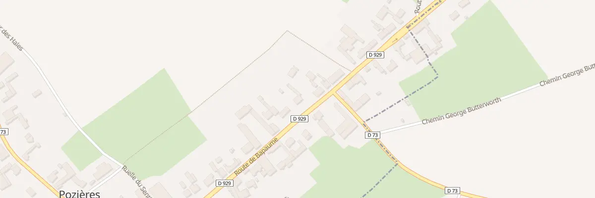 Plan du 355 Rte de Bapaume à Pozières