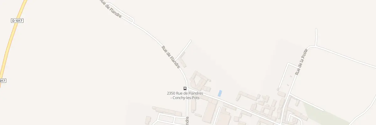 Plan du 2390 Rue de Flandre à Conchy-les-Pots