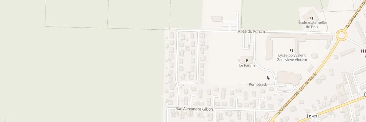Plan du 14 Rue du Clos du Bois des Forges à Commentry