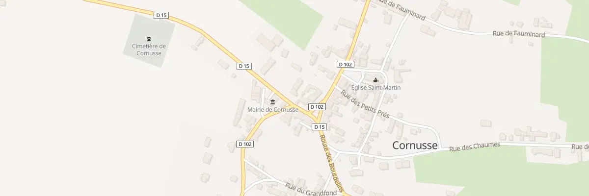 Plan du 4 Rte de Raymond à Cornusse