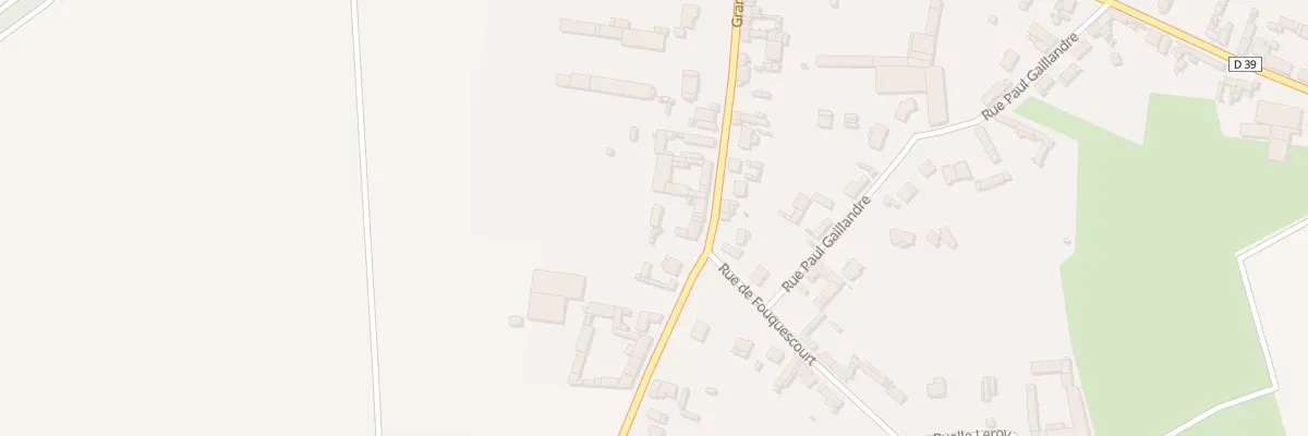 Plan du 22 Gr Grande Rue à Méharicourt