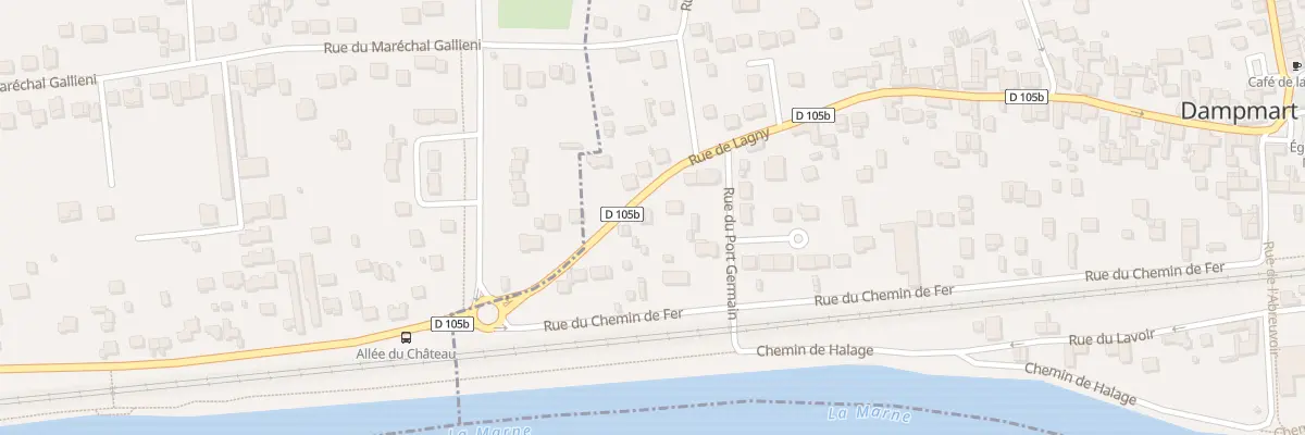 Plan du 87 Rue de Lagny à Dampmart