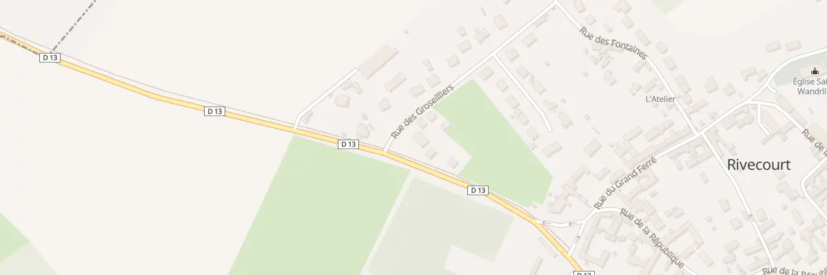 Plan du 4 Rue de l’Avenir à Rivecourt