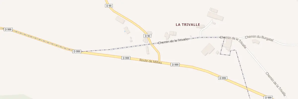 Plan du 5105 La Trivalle à Combret