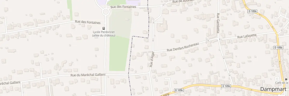 Plan du 7 Rue d’Alger à Dampmart