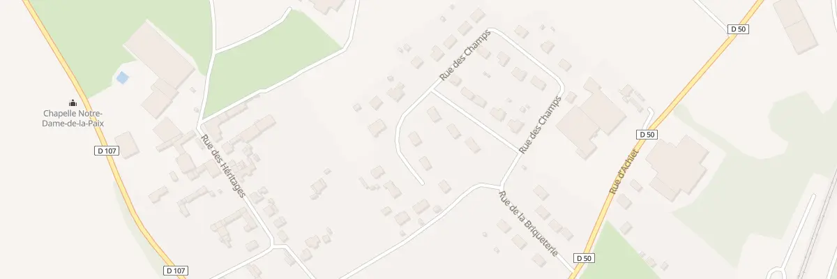 Plan du 9 Rue des Champs à Miraumont