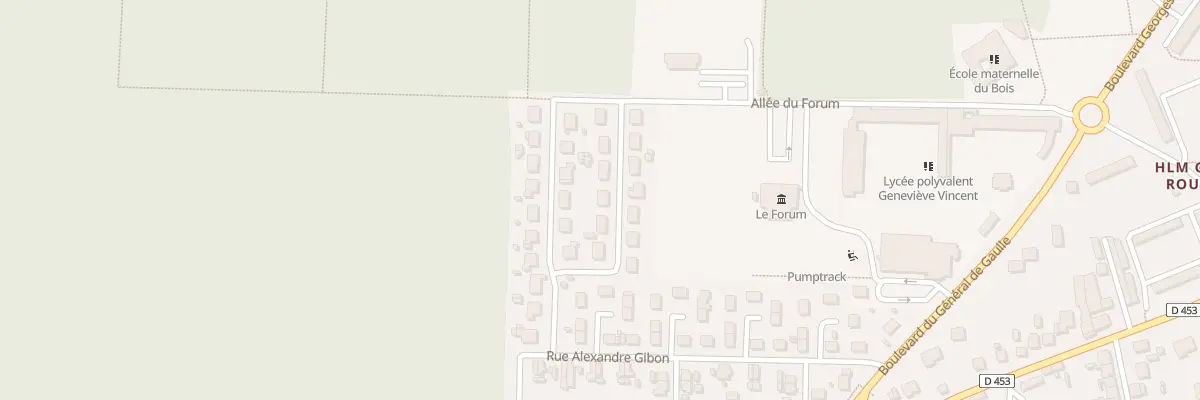 Plan du 19 Rue du Clos du Bois des Forges à Commentry
