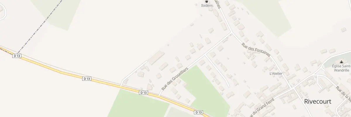 Plan du 14 Rue des Groseilliers à Rivecourt