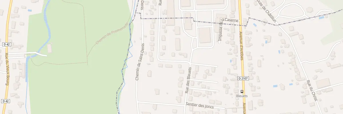 Plan du 730 Rue des Bleuets à Amilly