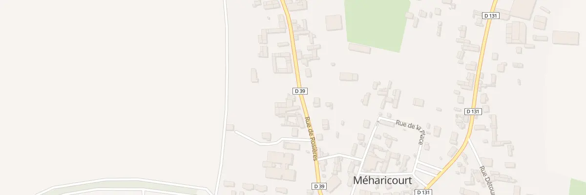 Plan du 15 Rue de Rosières à Méharicourt