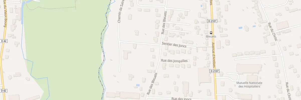 Plan du 547 Rue des Bleuets à Amilly