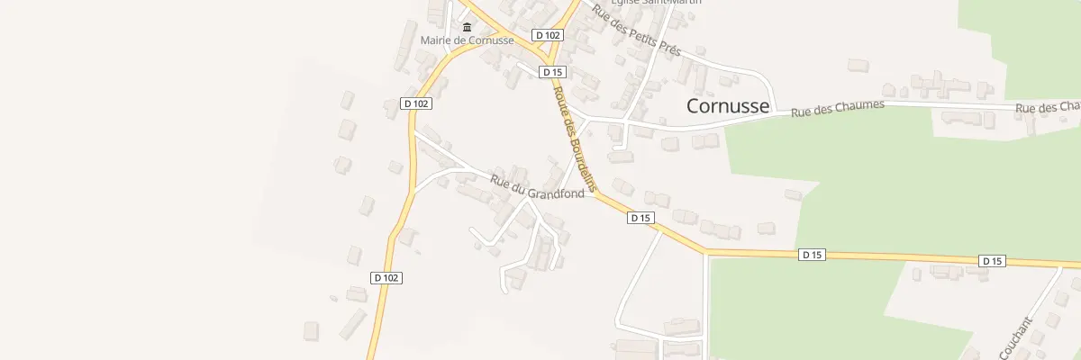 Plan du 7 Rue du Grandfond à Cornusse