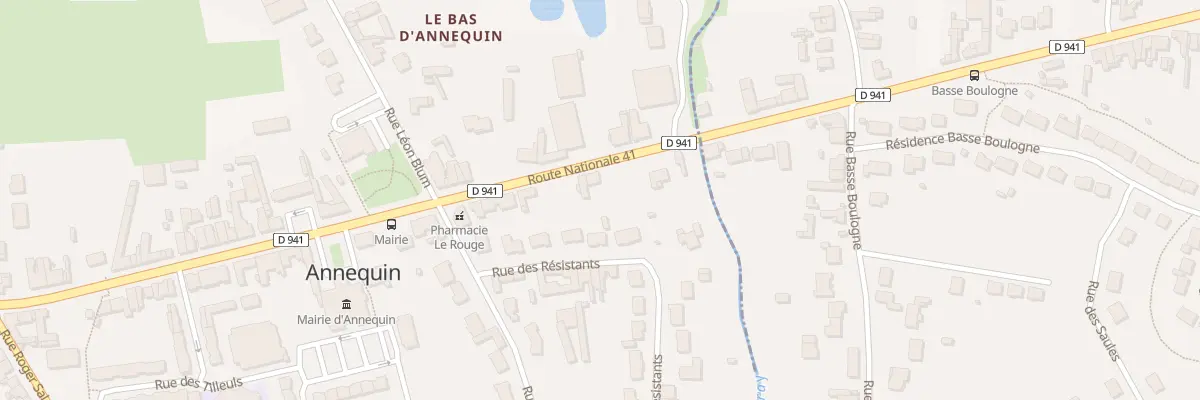 Plan du 13 Rte Nationale 41 à Annequin