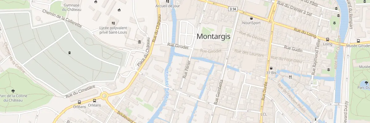 Plan du 14 Rue Périer à Montargis